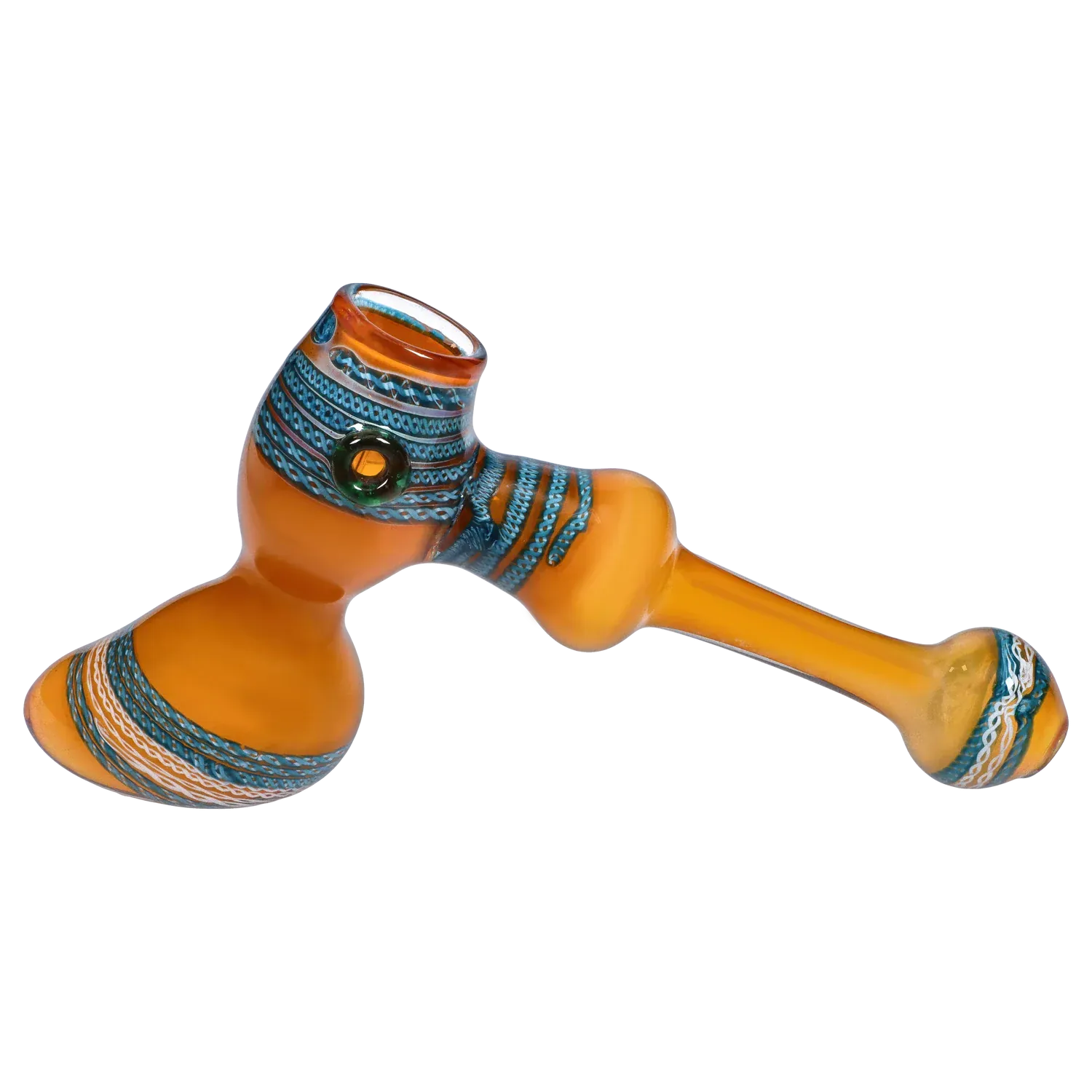 DHC Gold Fume with Locket Hammer Bubbler - 9 in.