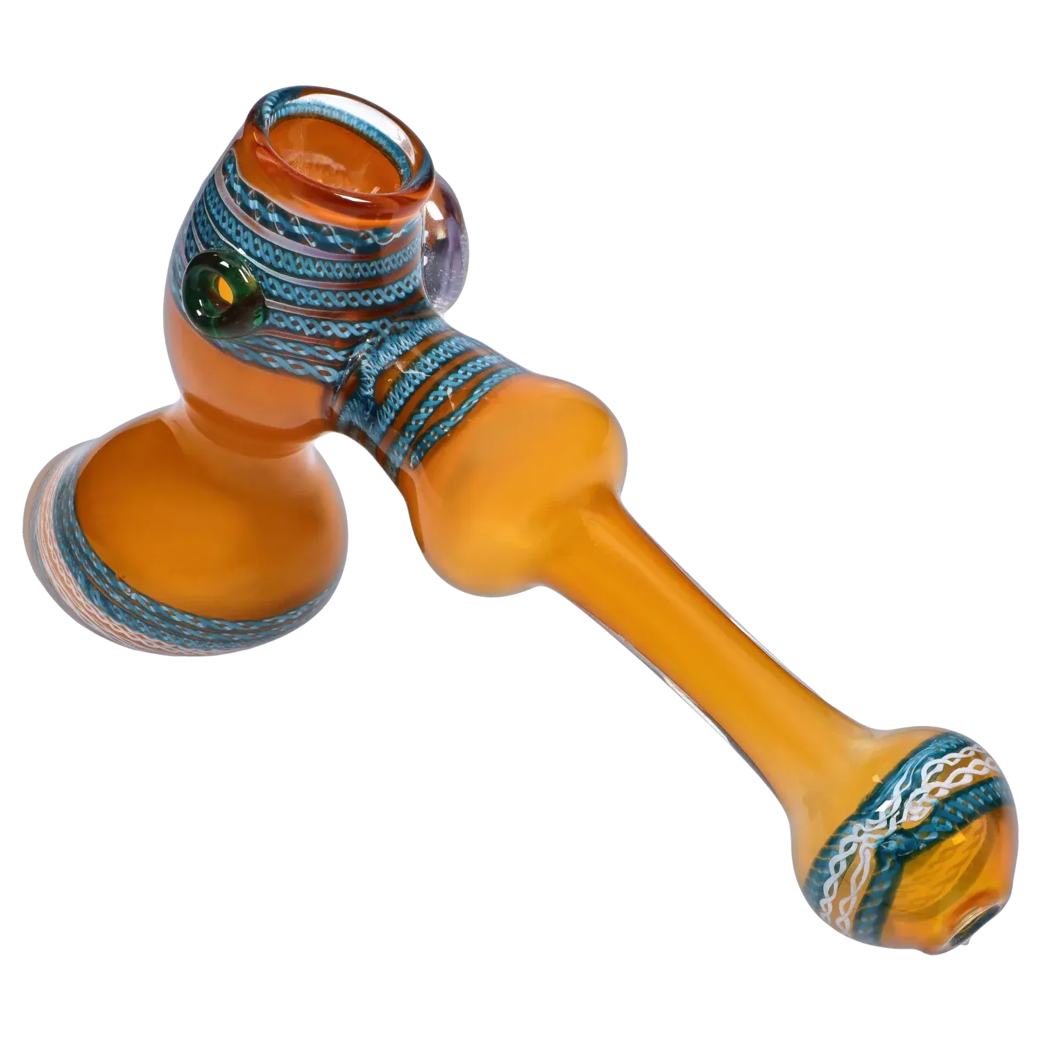 DHC Gold Fume with Locket Hammer Bubbler - 9 in.