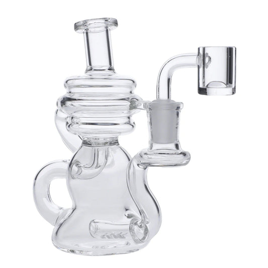 Daily High Club Bong Stacked Mini Recycler Rig