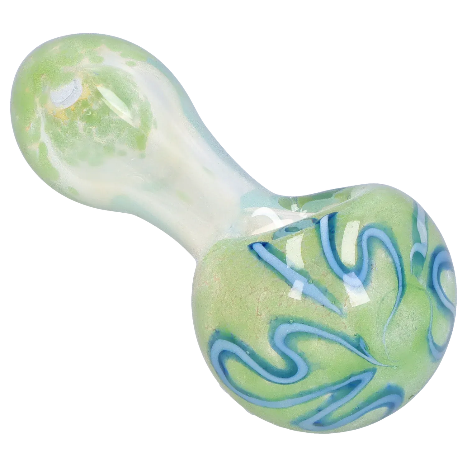 DHC Twisting Stripe Spoon Pipe - 2.5 in.