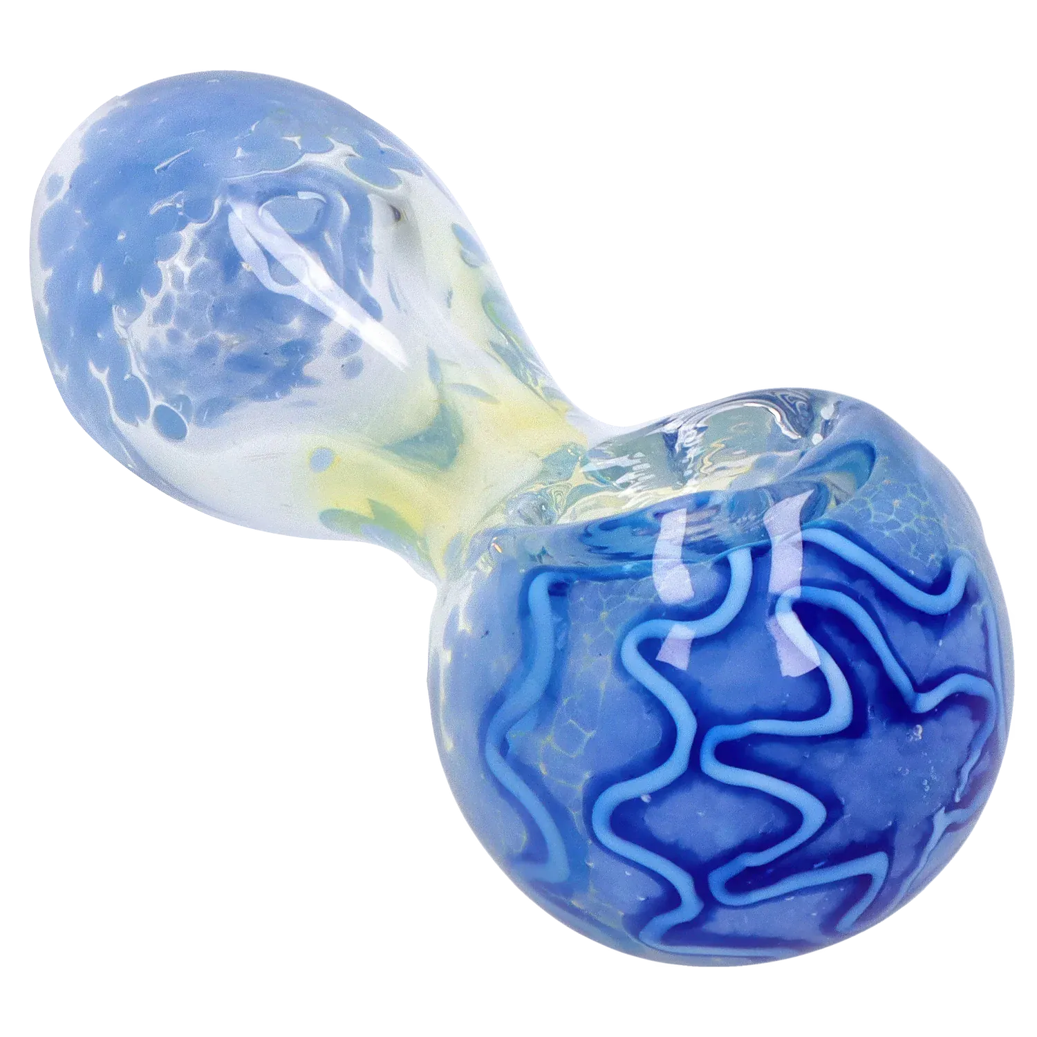 DHC Twisting Stripe Spoon Pipe - 2.5 in.