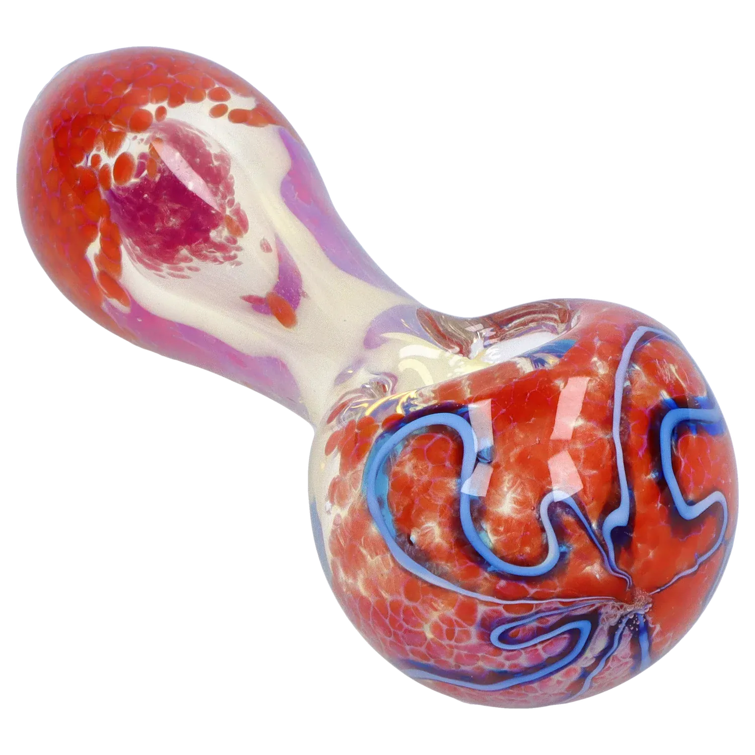 DHC Twisting Stripe Spoon Pipe - 2.5 in.