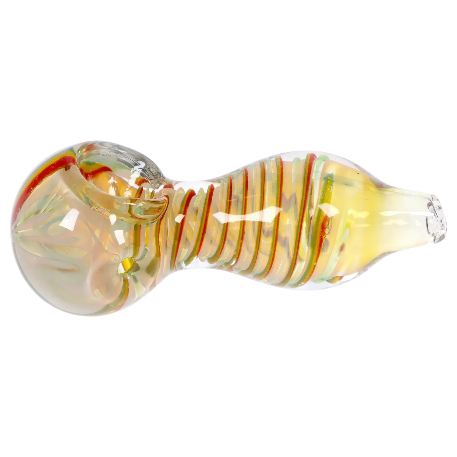 DHC Twisting Stripe Spoon Pipe - 2.5 in.