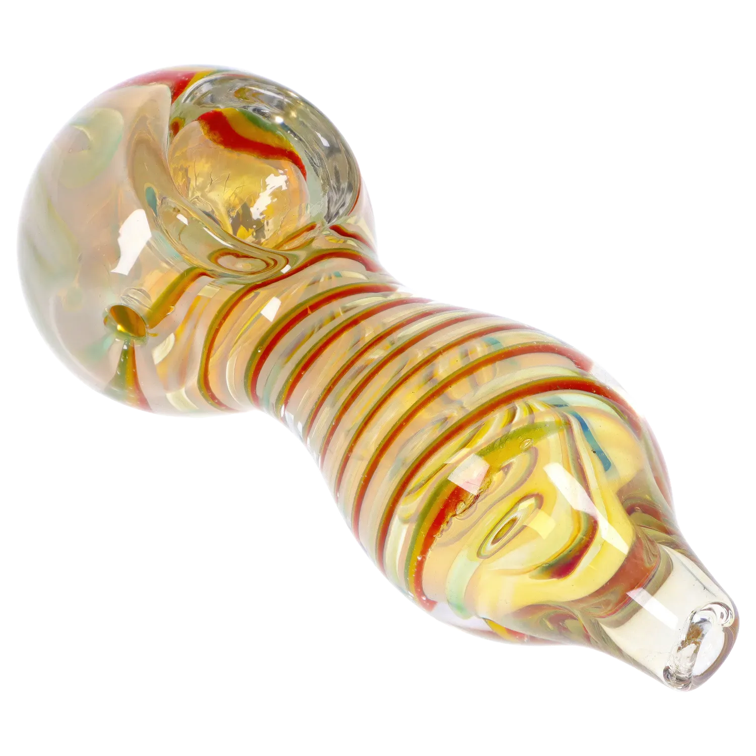 DHC Twisting Stripe Spoon Pipe - 2.5 in.