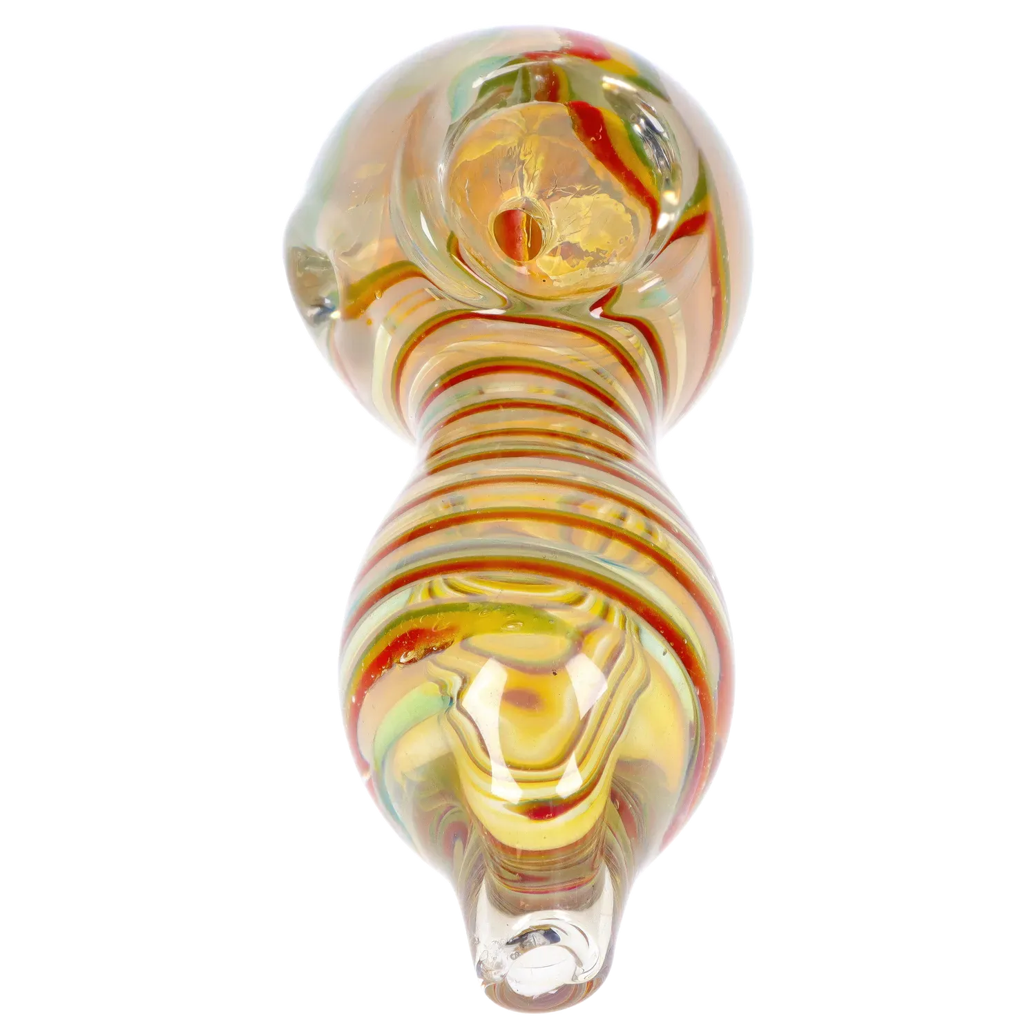 DHC Twisting Stripe Spoon Pipe - 2.5 in.