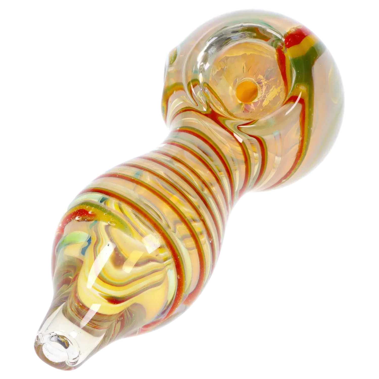 DHC Twisting Stripe Spoon Pipe - 2.5 in.