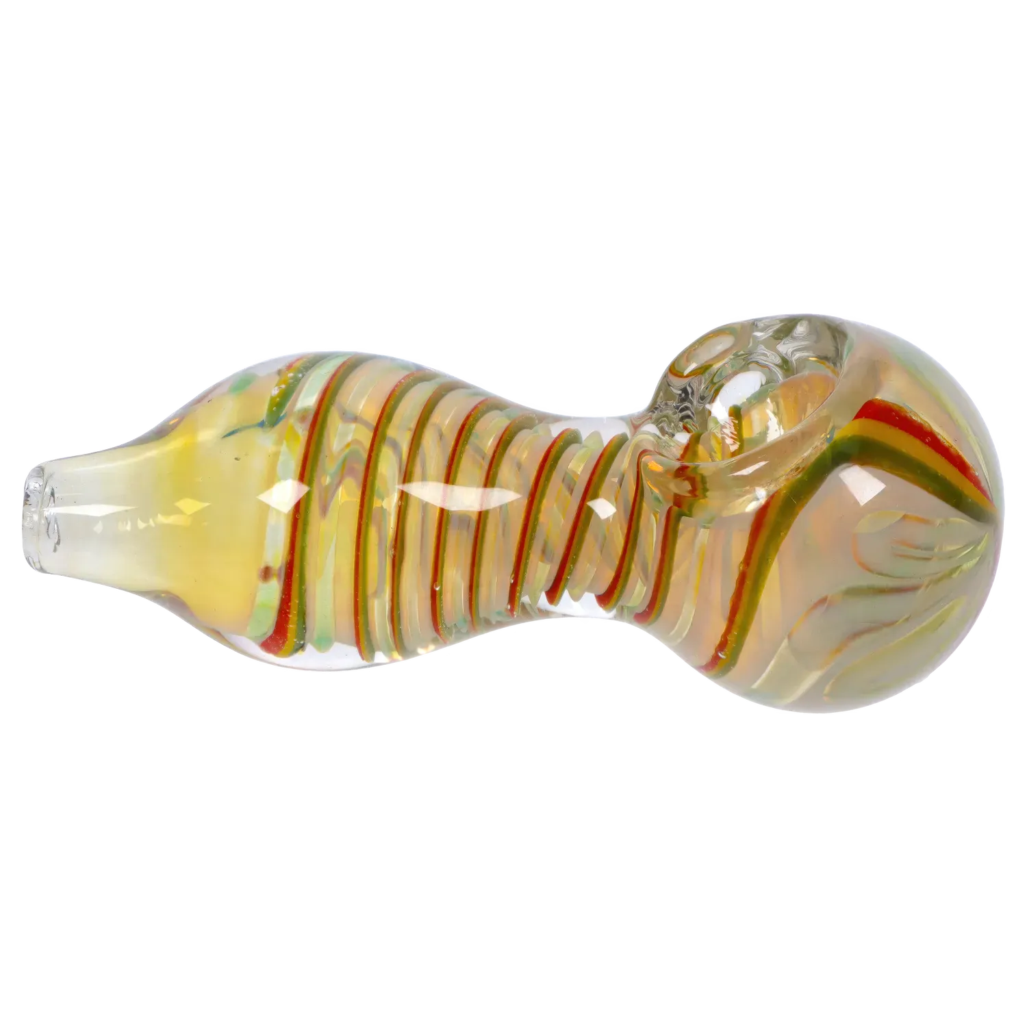 DHC Twisting Stripe Spoon Pipe - 2.5 in.
