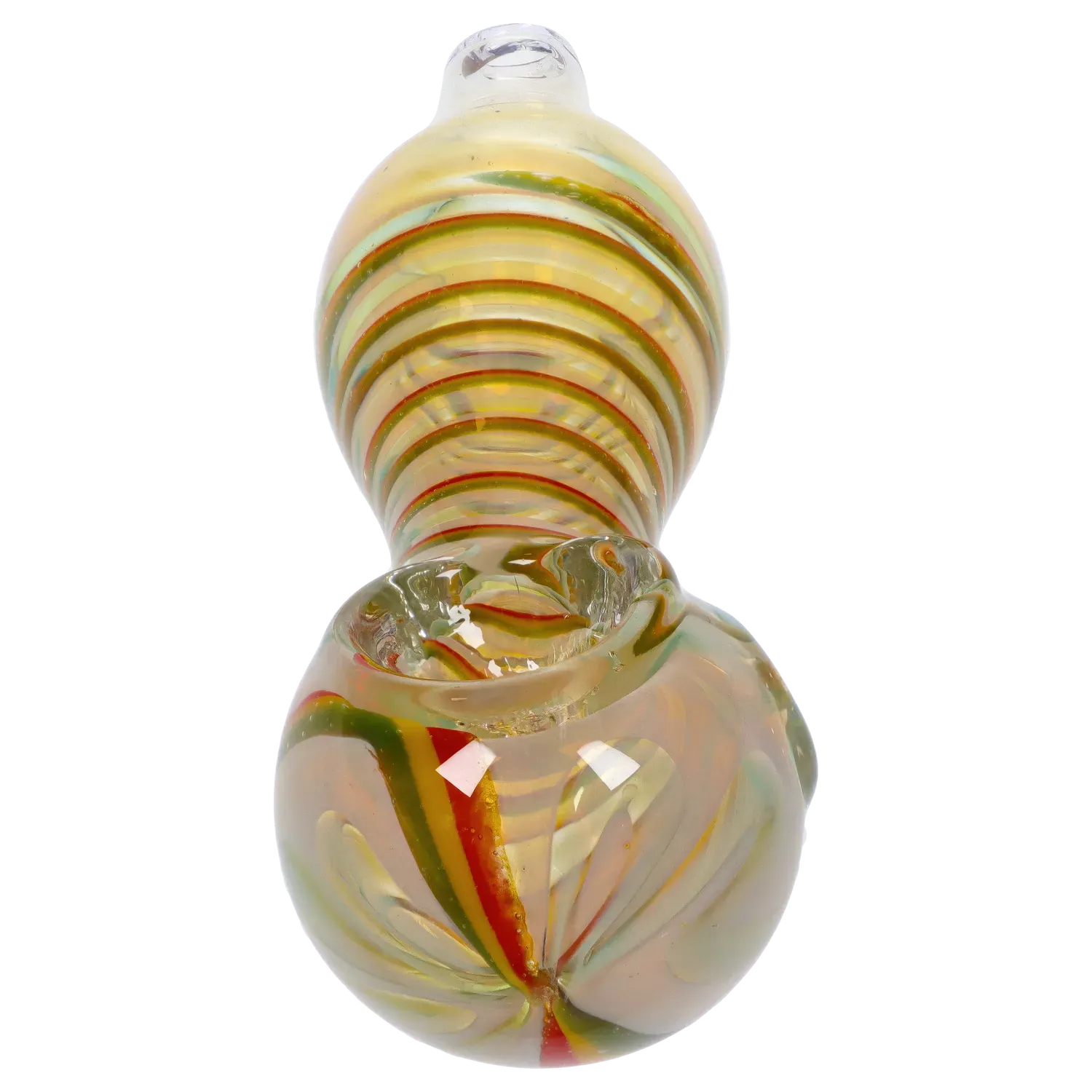 DHC Twisting Stripe Spoon Pipe - 2.5 in.