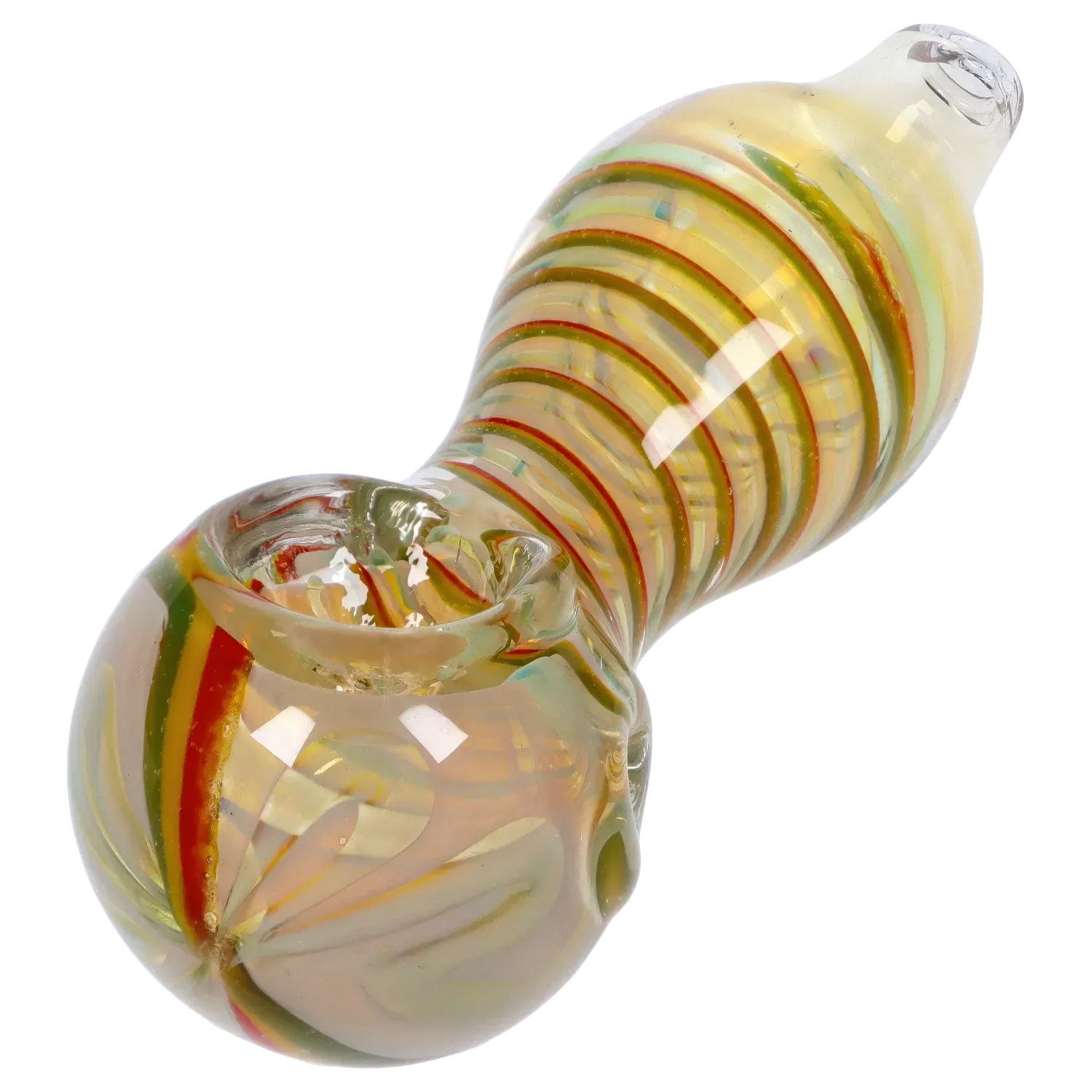 DHC Twisting Stripe Spoon Pipe - 2.5 in.