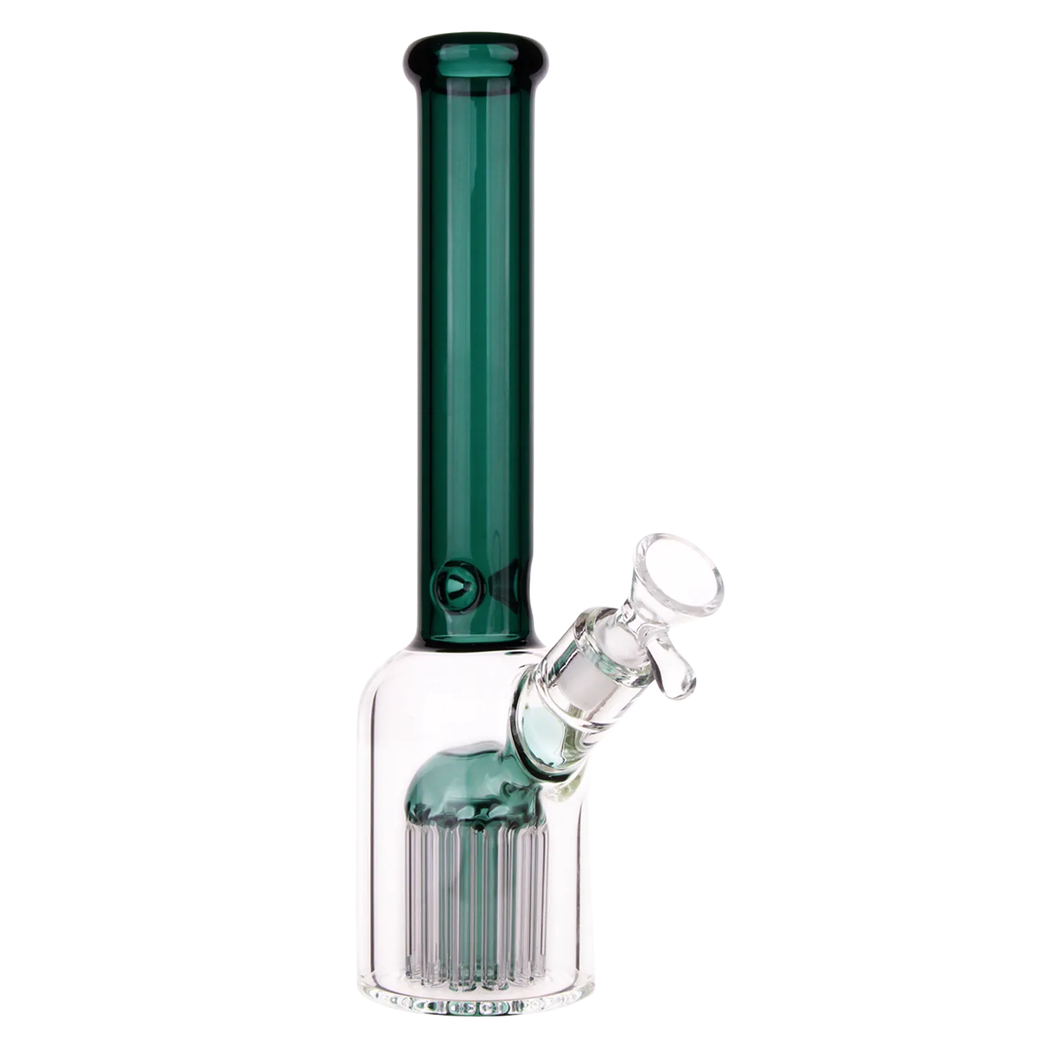 DHC Color Tube & Tree Perc Rounded Beaker Bong - 10.5 in.