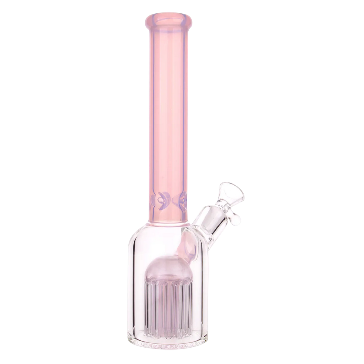 Percs Rounded DHC Color Tube & Tree Perc Rounded Beaker Bong - 10.5 in.