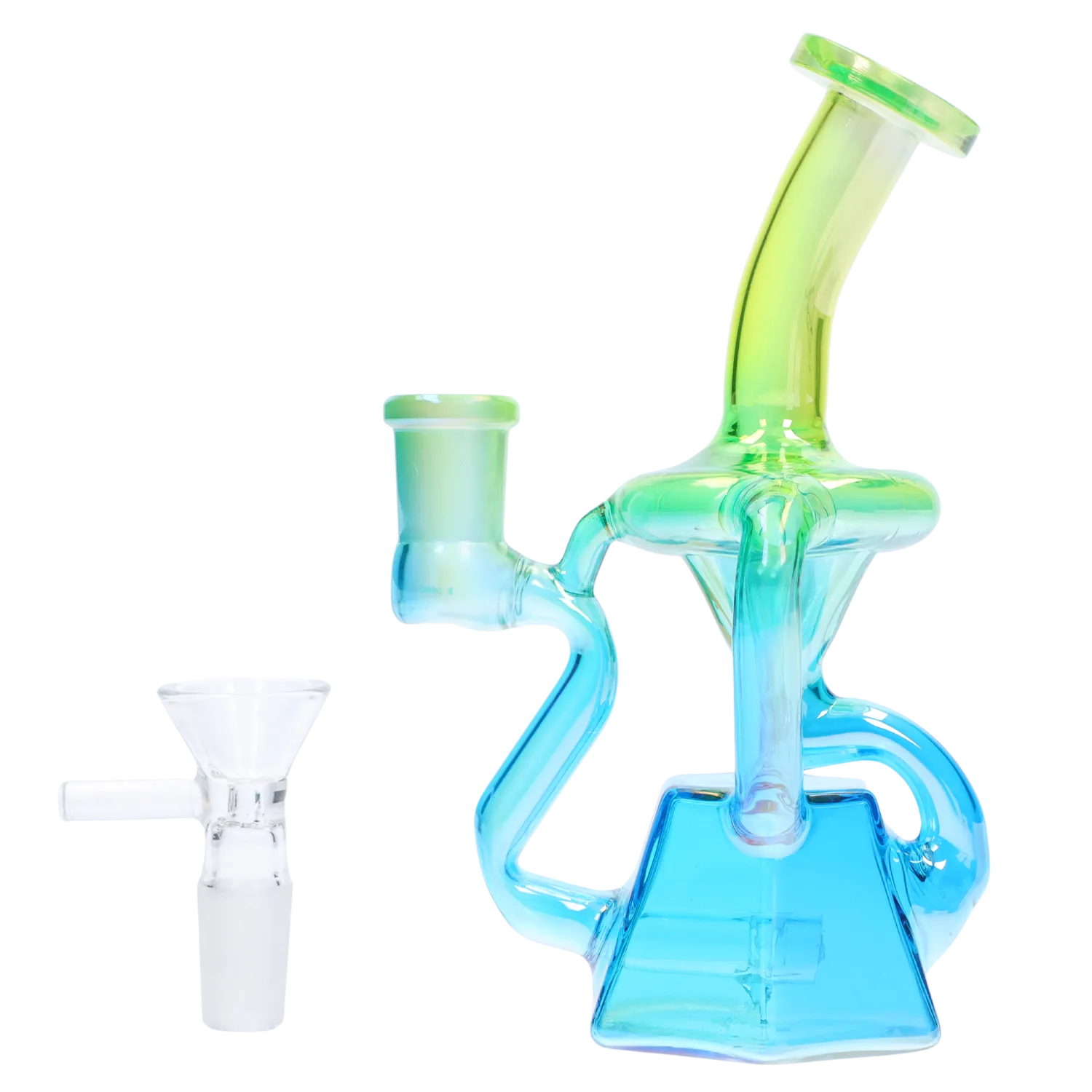 DHC Tie-Dye Recycler Bong