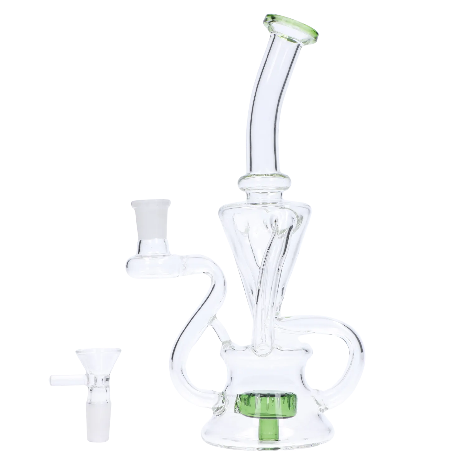 DHC Electroplated Recycler Bong - 9.5 in.