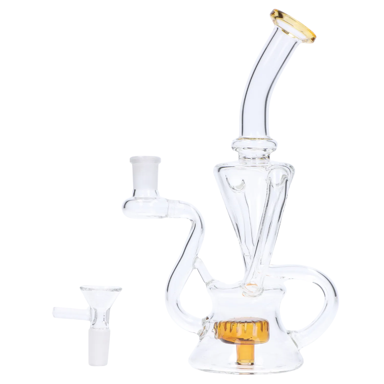 DHC Electroplated Recycler Bong - 9.5 in.