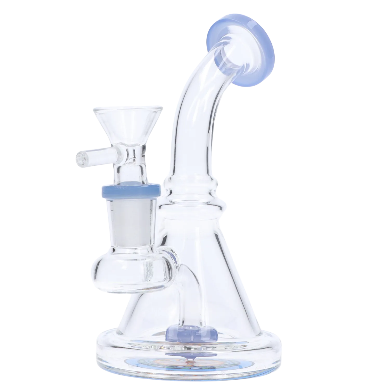 DHC Bent Neck Reversable Bottom with Perc Bong