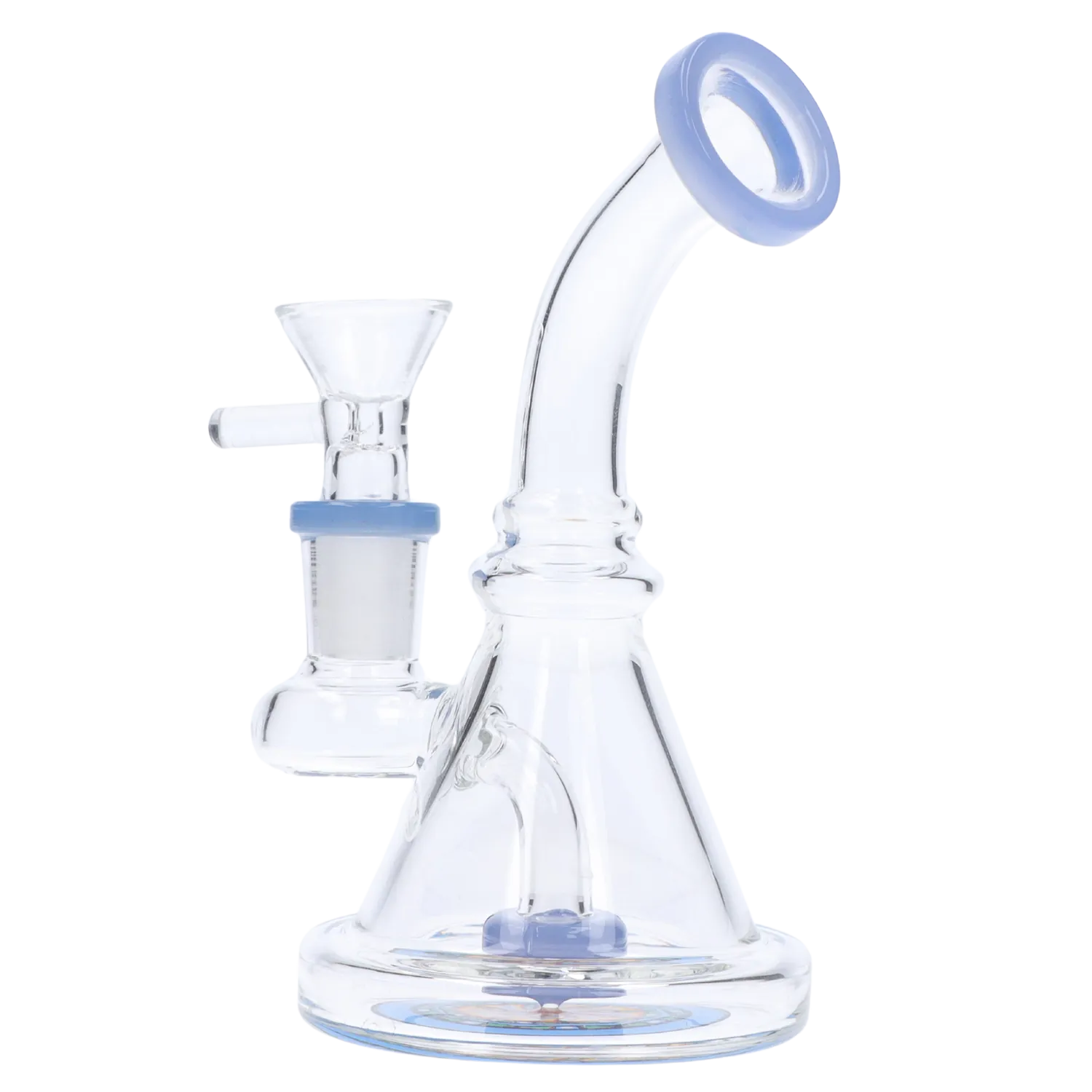 DHC Bent Neck Reversable Bottom with Perc Bong