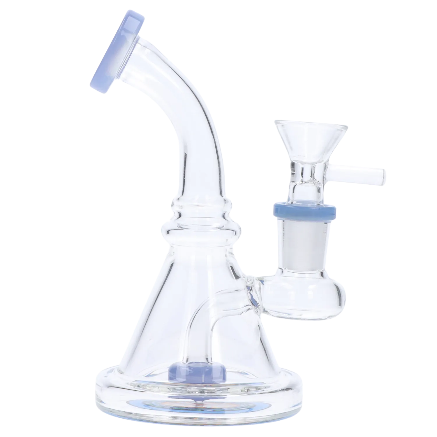 DHC Bent Neck Reversable Bottom with Perc Bong