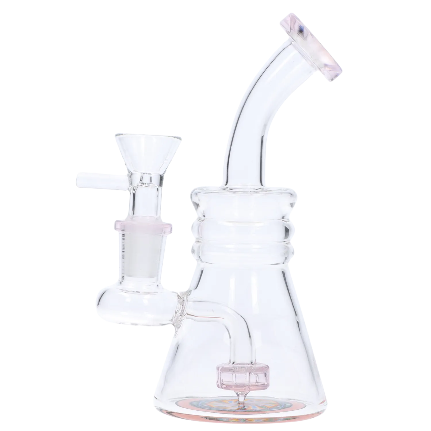 DHC Bent Neck Reversable Bottom with Perc Bong