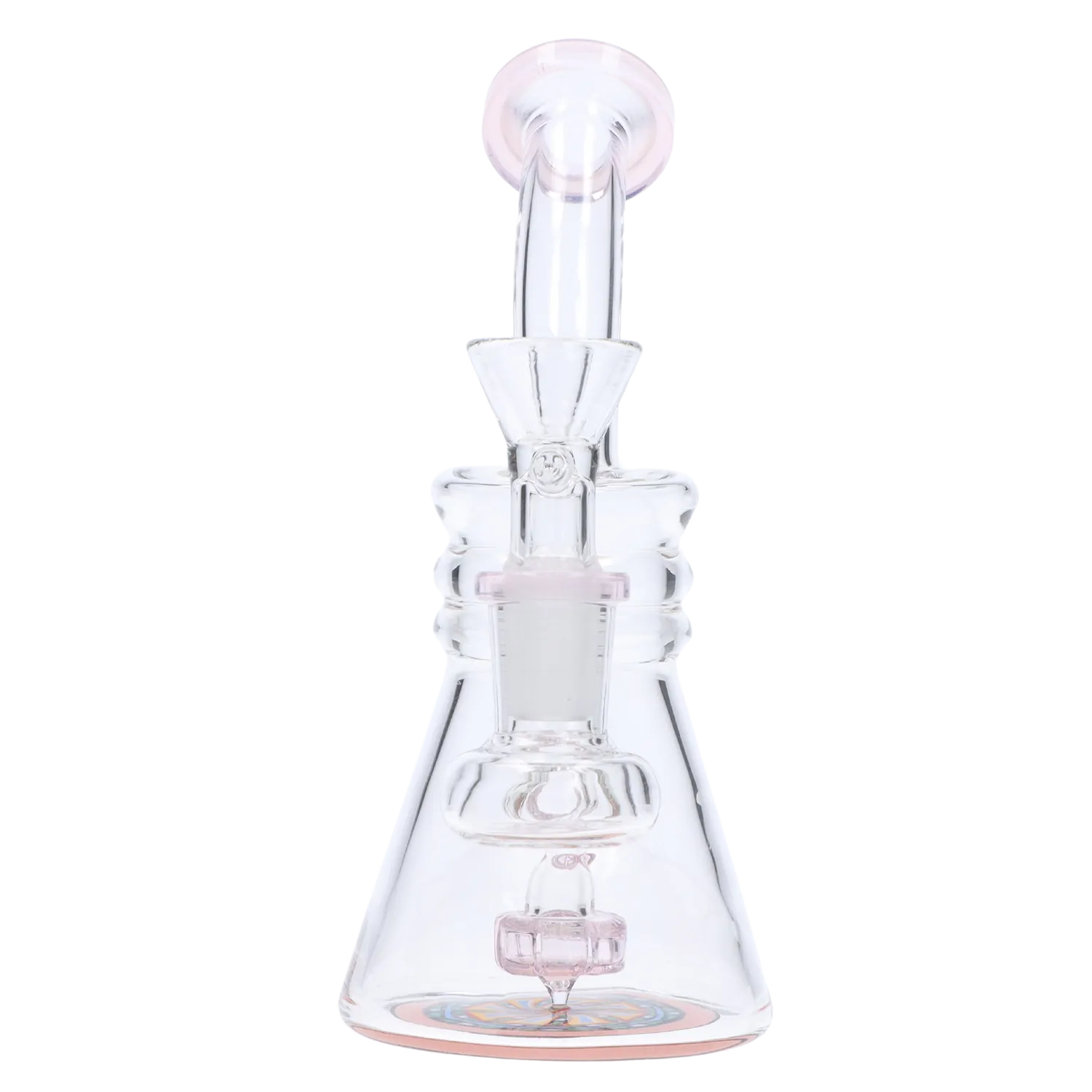 DHC Bent Neck Reversable Bottom with Perc Bong