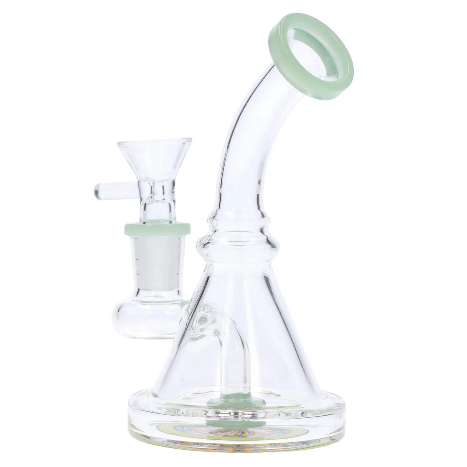 DHC Bent Neck Reversable Bottom with Perc Bong