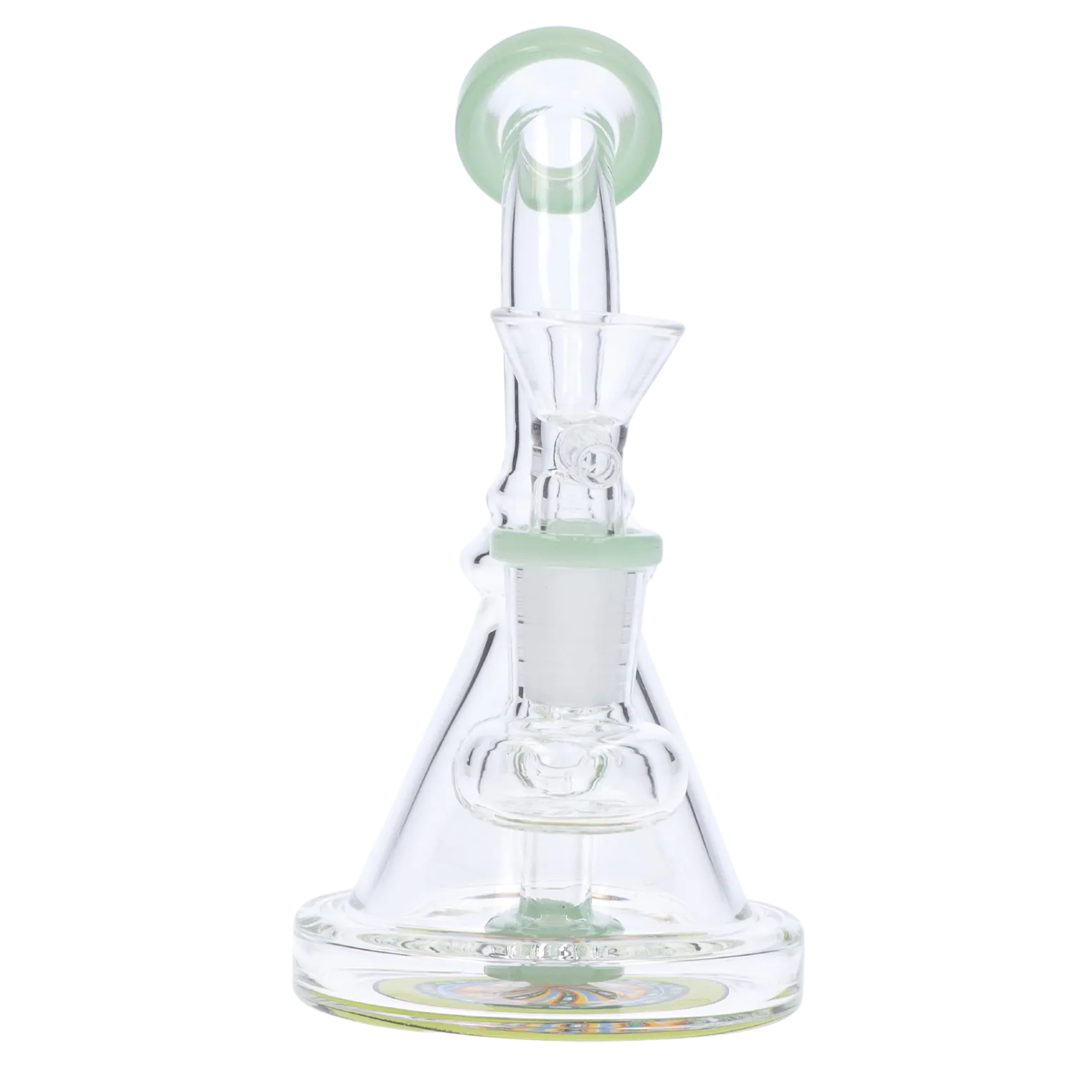 DHC Bent Neck Reversable Bottom with Perc Bong