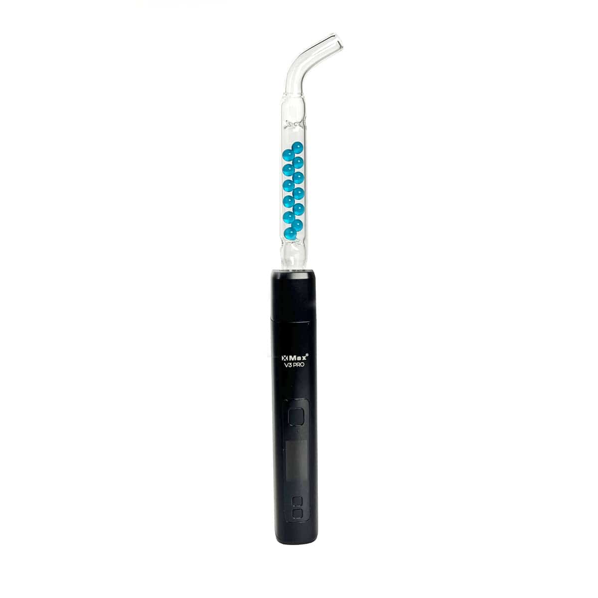 The Stash Shack XMAX Accessories Light Blue Beaded Glass Cooling Stem for XMAX V3 Pro