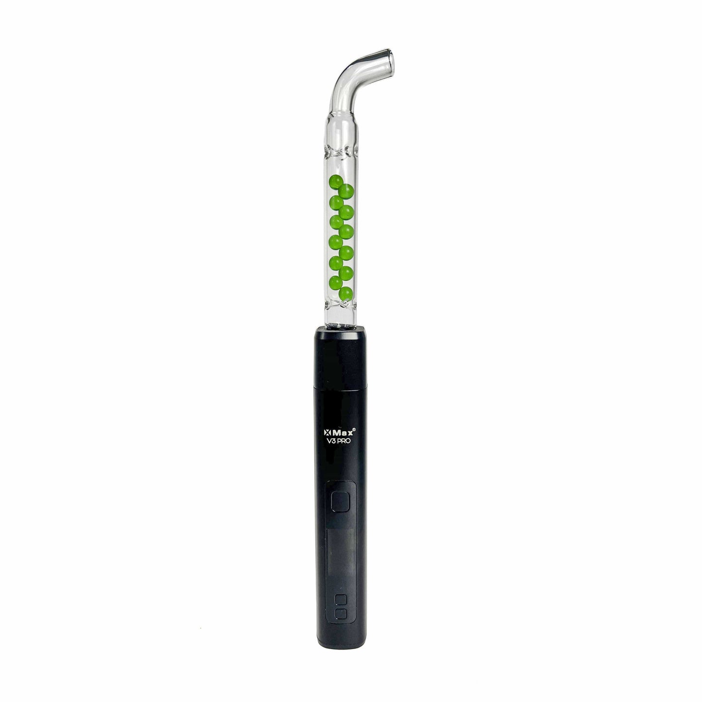 The Stash Shack XMAX Accessories Green Beaded Glass Cooling Stem for XMAX V3 Pro