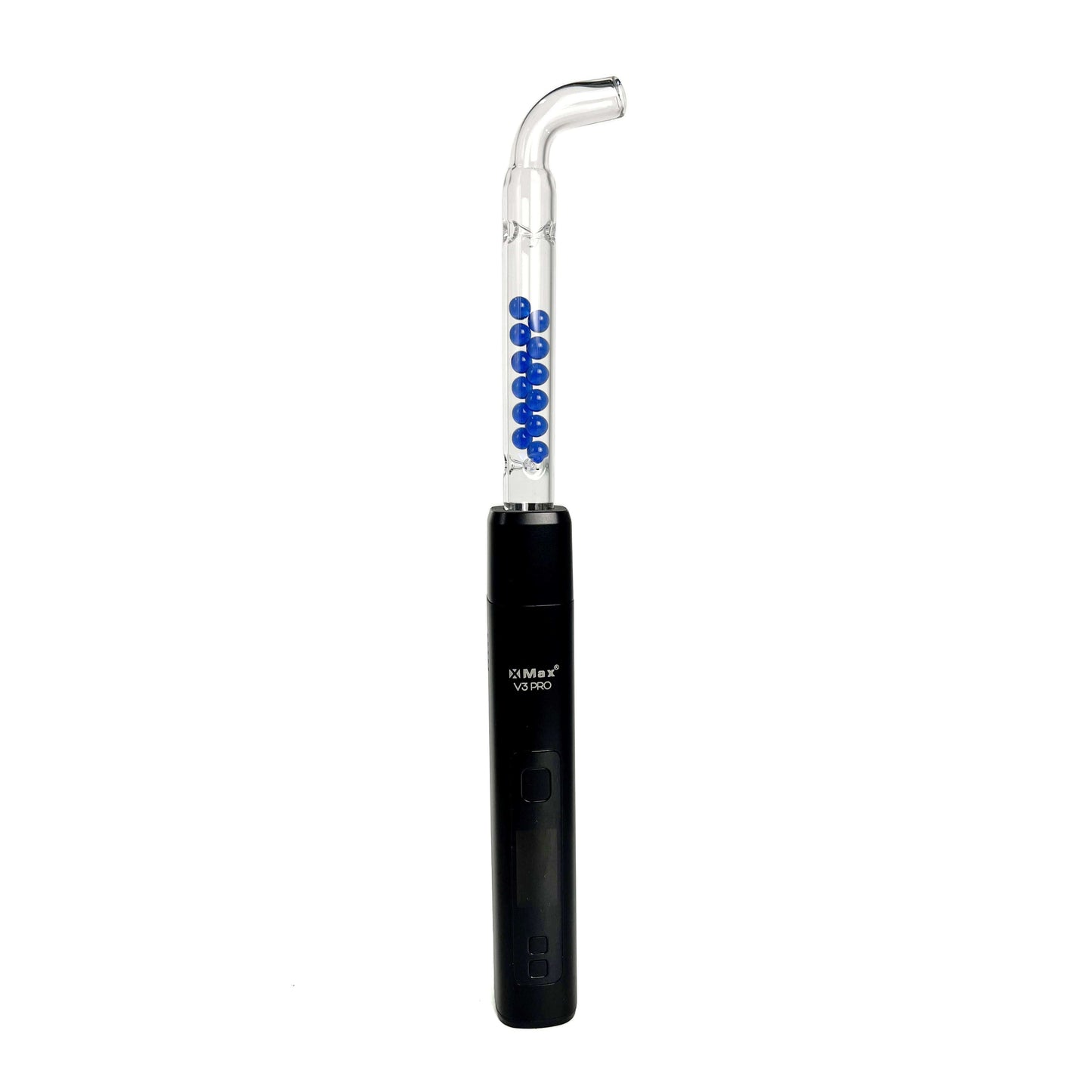 The Stash Shack XMAX Accessories Blue Beaded Glass Cooling Stem for XMAX V3 Pro