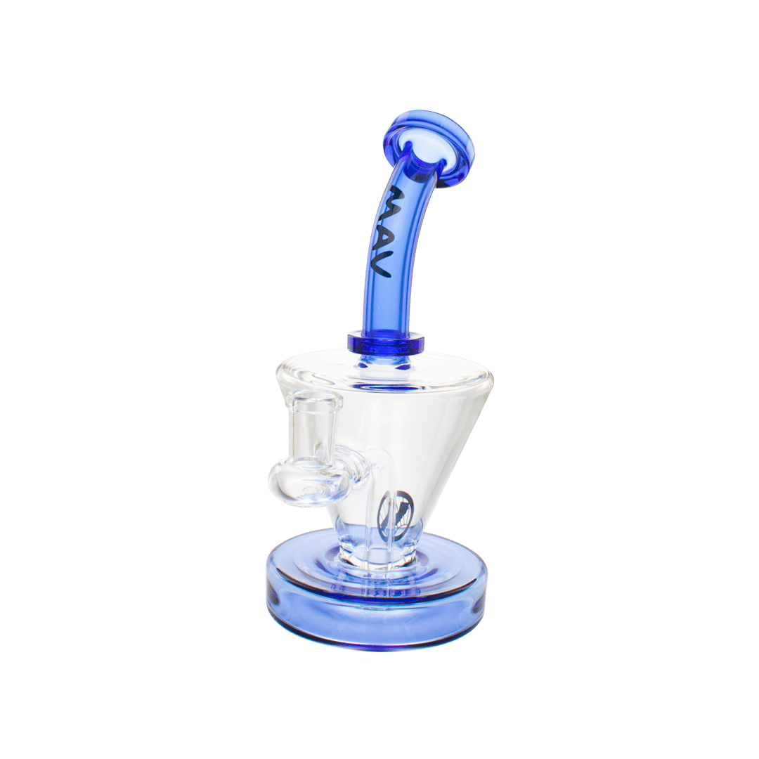 MAV Glass Dab Rig Ink Blue The Cone Rig