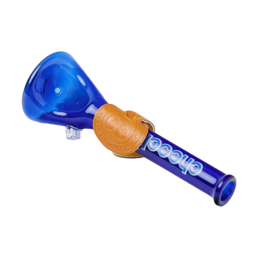 Cheech Glass Hand Pipe Blue 4" Mini Bong Pipe