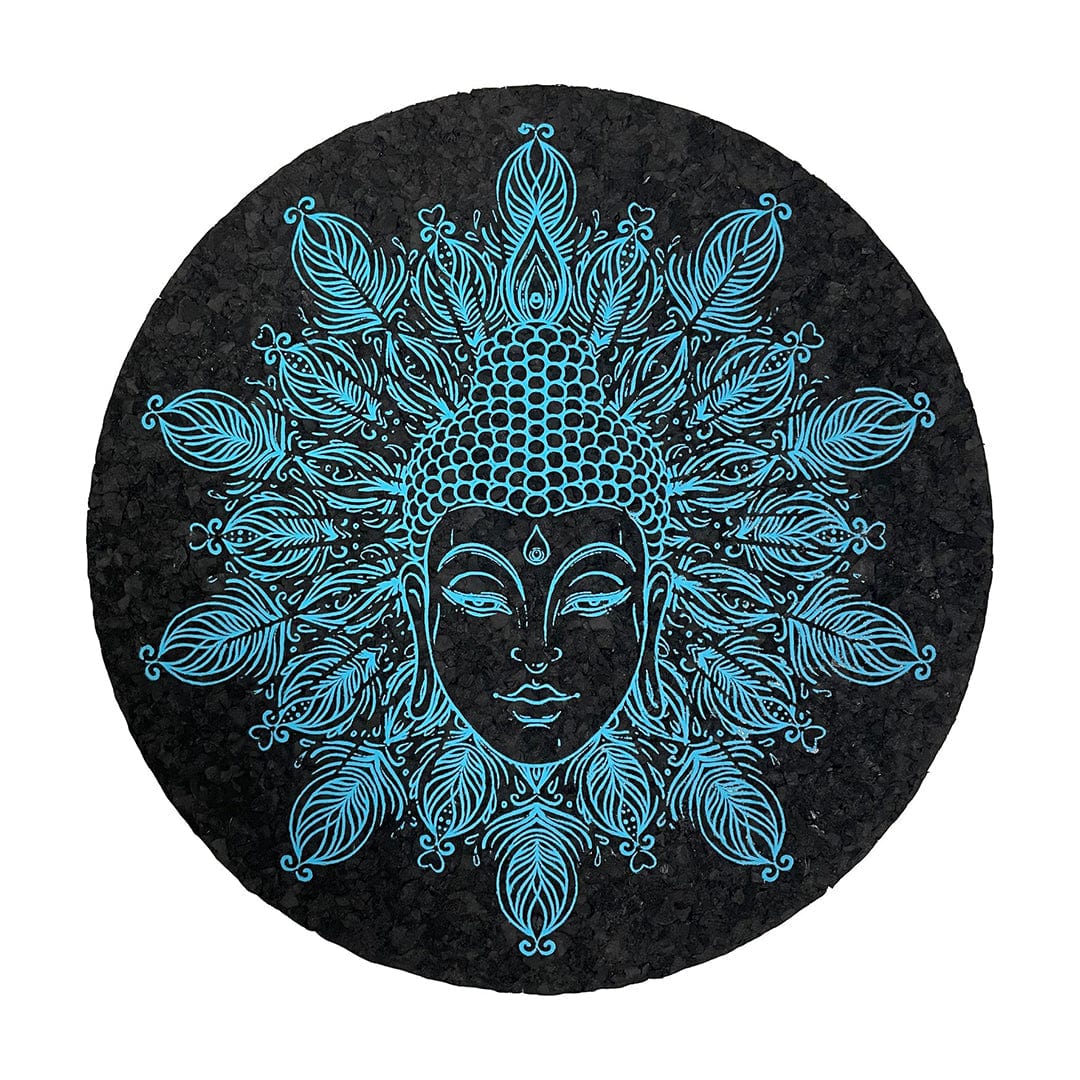 East Coasters Dab Mats Buddha Head 8" Dab Mats