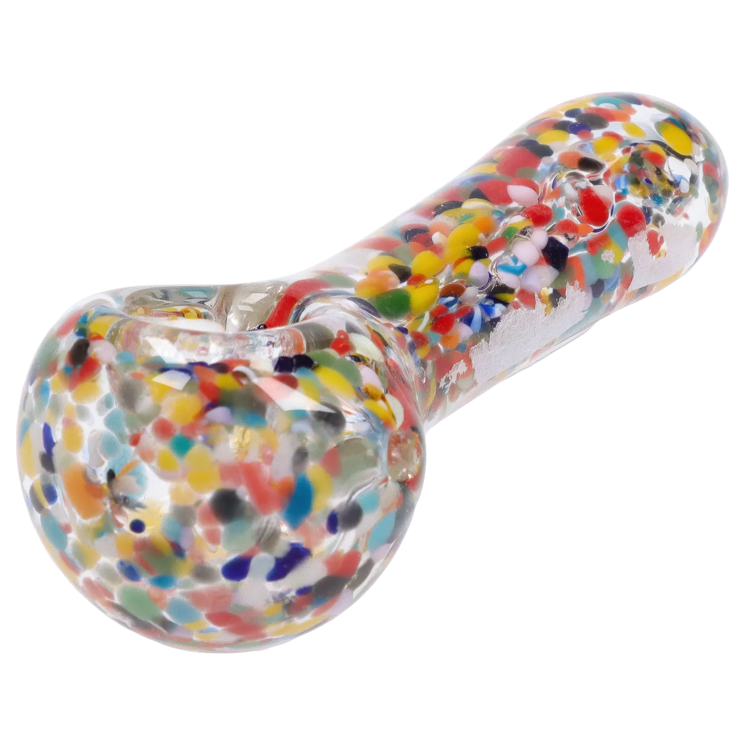 DHC 3.5'' Spoon pipe In Clear Speckled