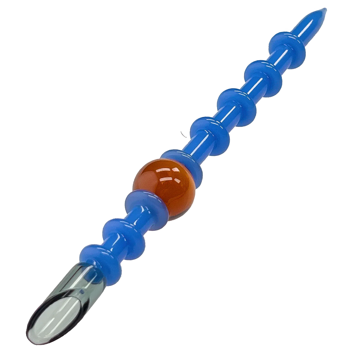 DHC Ringed Glass Dab Tool w/ Scoop - 8 in.