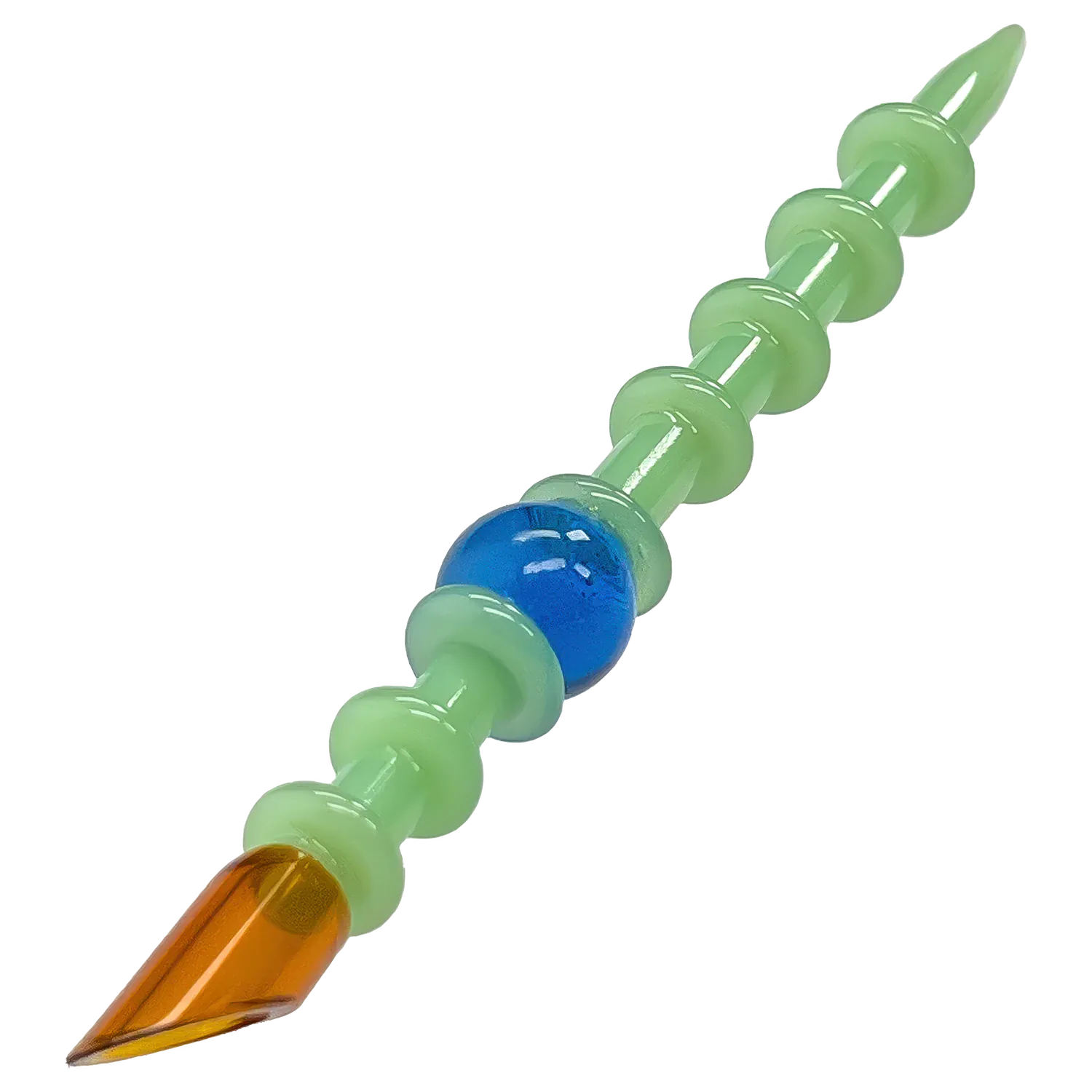 DHC Ringed Glass Dab Tool w/ Scoop - 8 in.