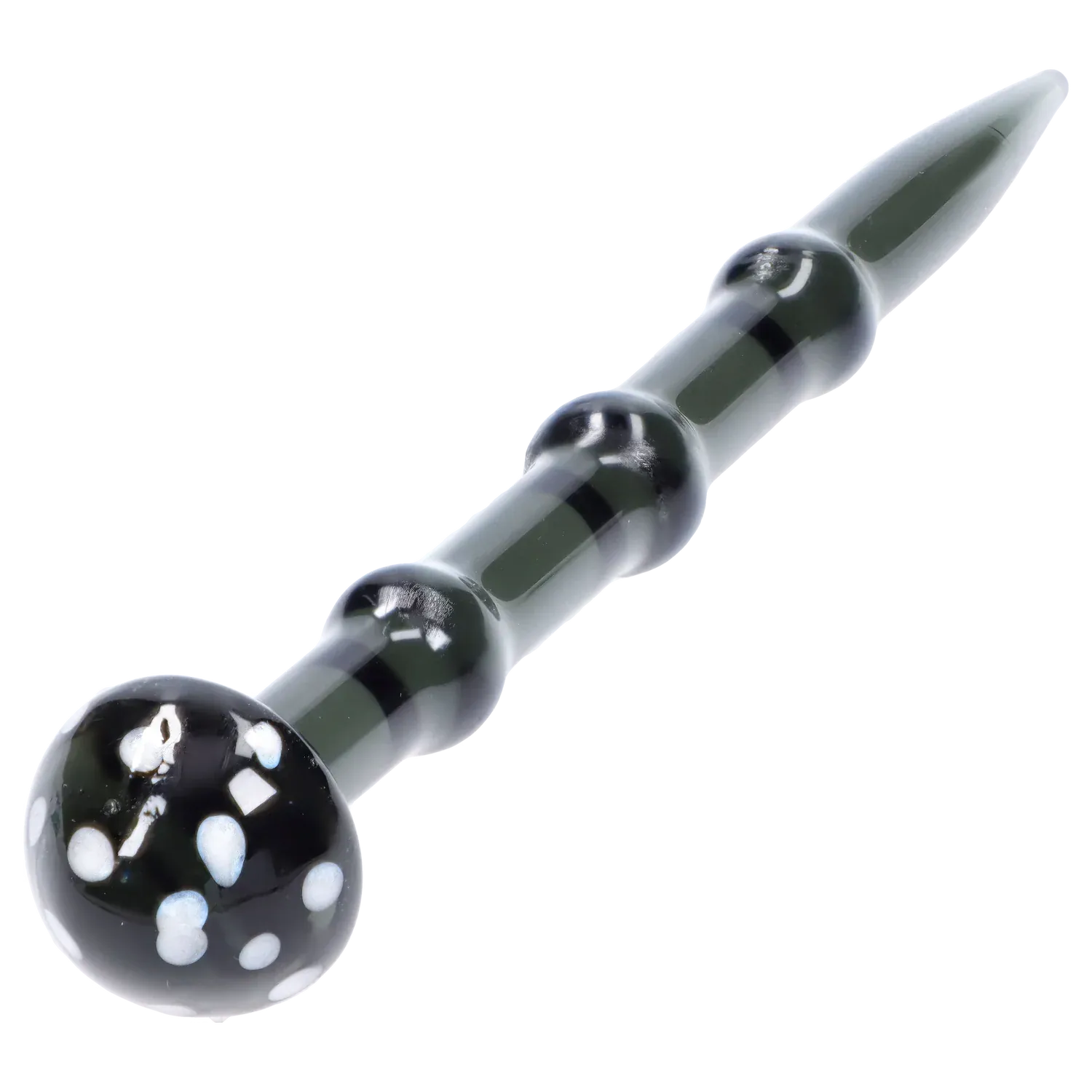 DHC Spotted Mushroom Glass Dab Tool - 4.5 in.
