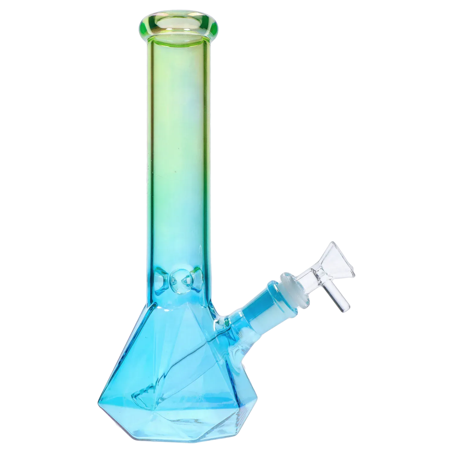 DHC Ombré Faceted Base Bong - 10 in.