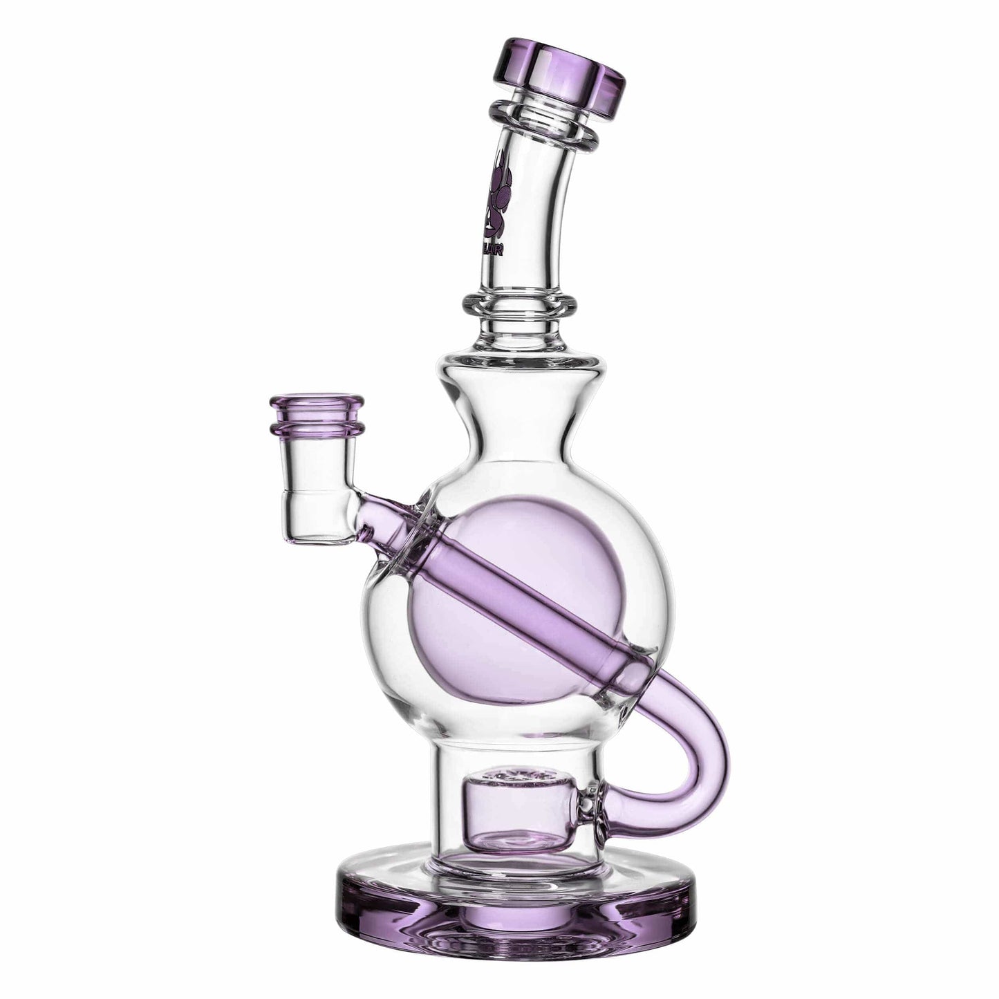 Calibear Dab Rig Purple / 8 inch COLORED BALL RIG