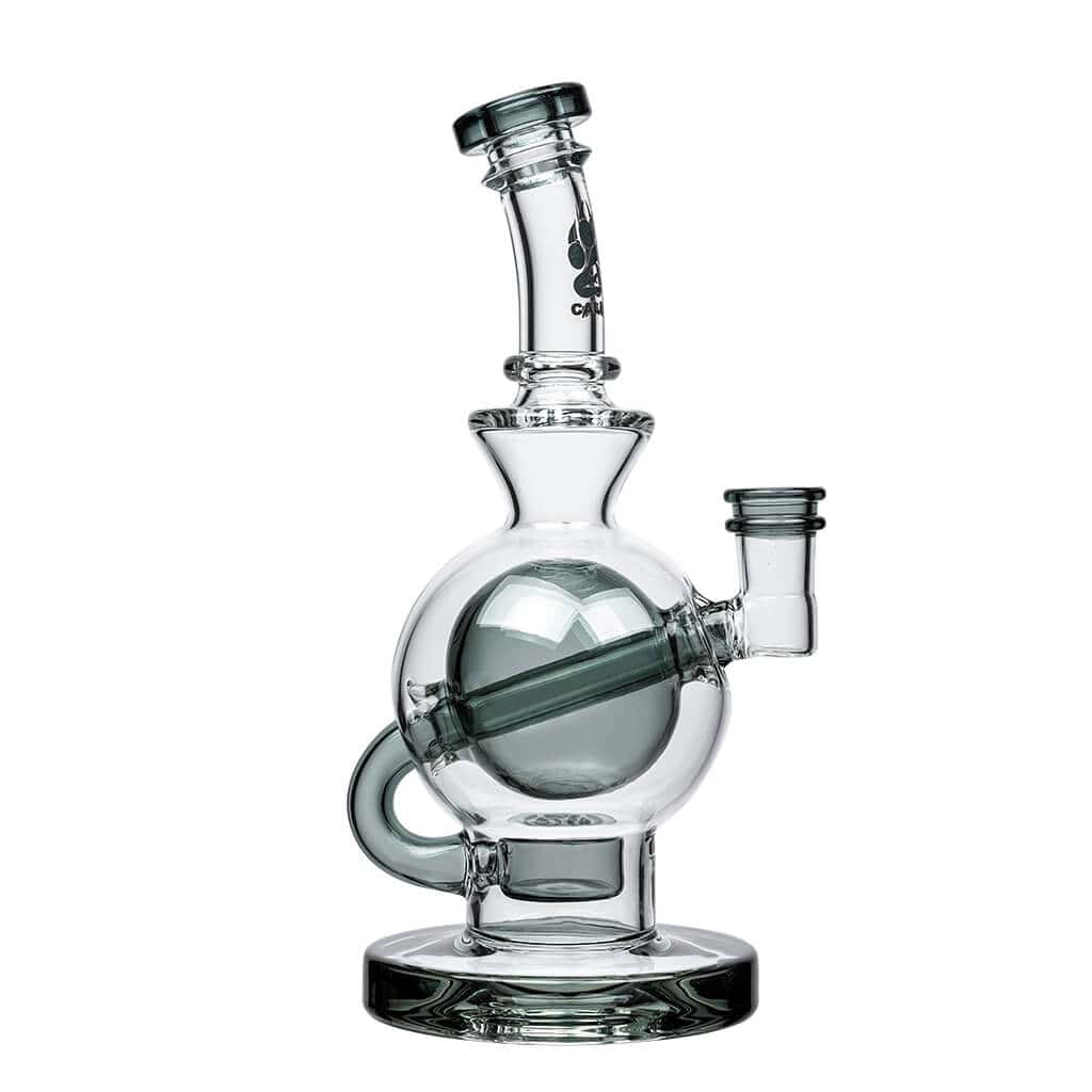 Calibear Dab Rig Transparent Black / 8 inch COLORED BALL RIG