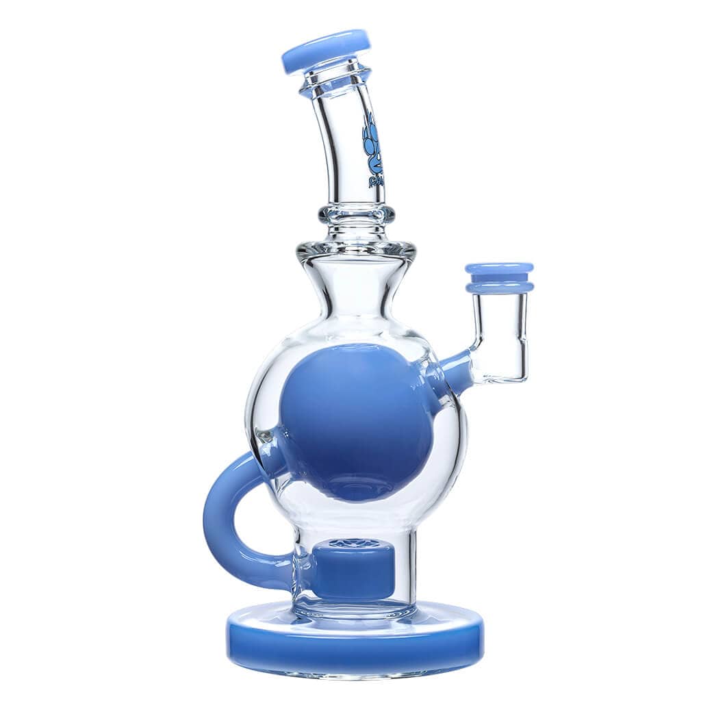 Calibear Dab Rig Milky Blue / 8 inch COLORED BALL RIG