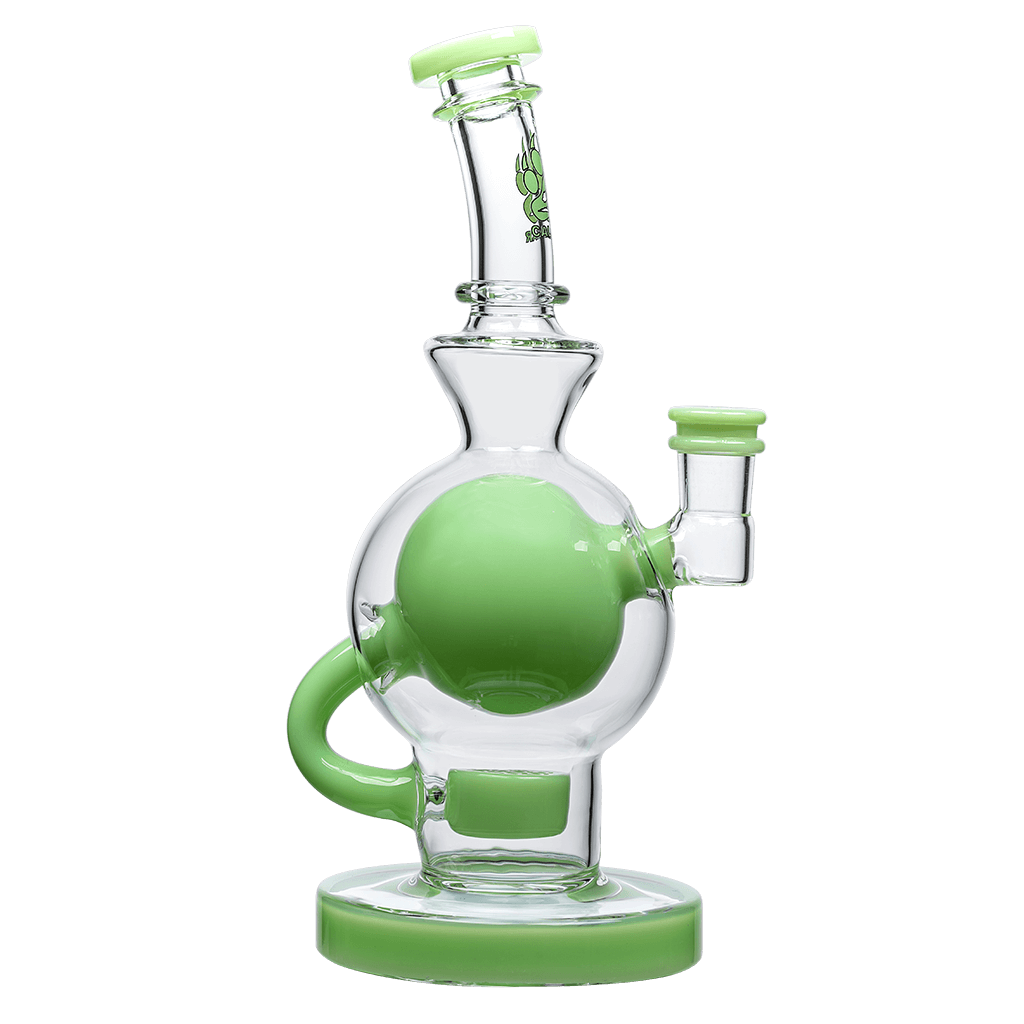 Calibear Dab Rig Milky Green / 8 inch COLORED BALL RIG