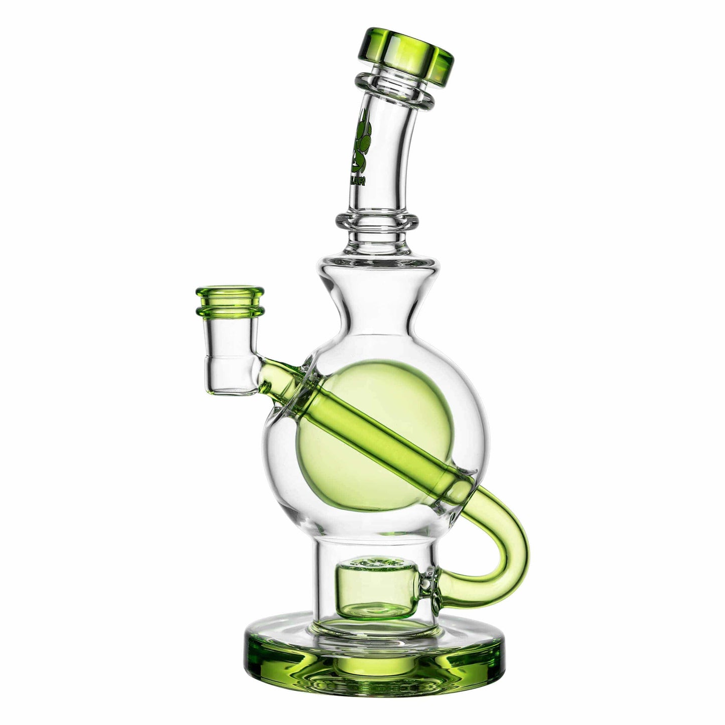 Calibear Dab Rig Lime Green / 8 inch COLORED BALL RIG