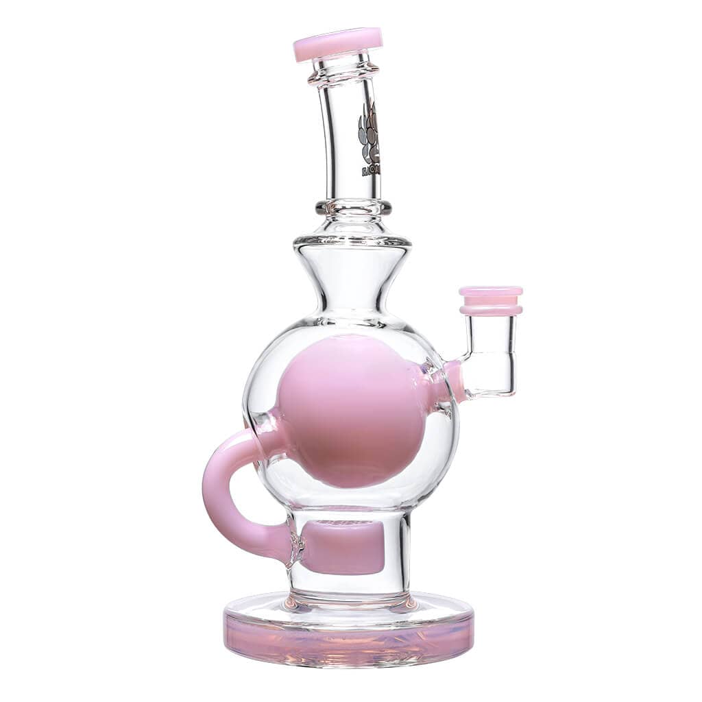 Calibear Dab Rig Milky Pink / 8 inch COLORED BALL RIG