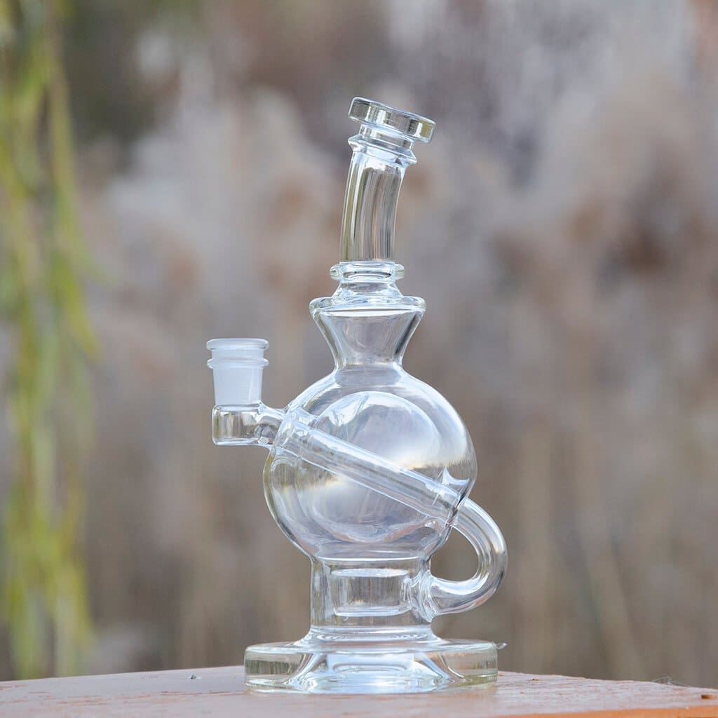 Calibear Dab Rig CLEAR / 8 inch COLORED BALL RIG