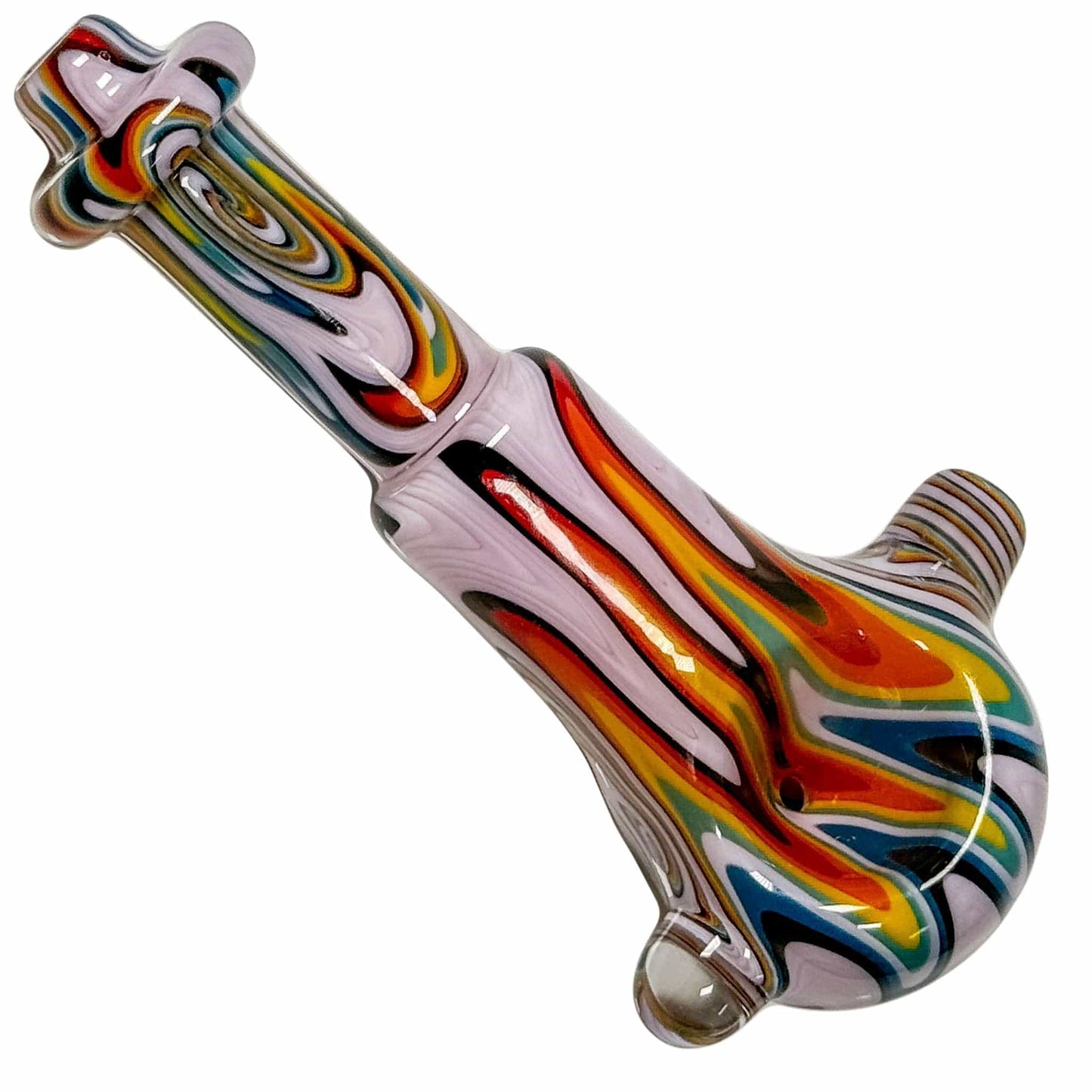 Crush Hand Pipe Multi Colorful Crayon Hand Pipe 4.5"