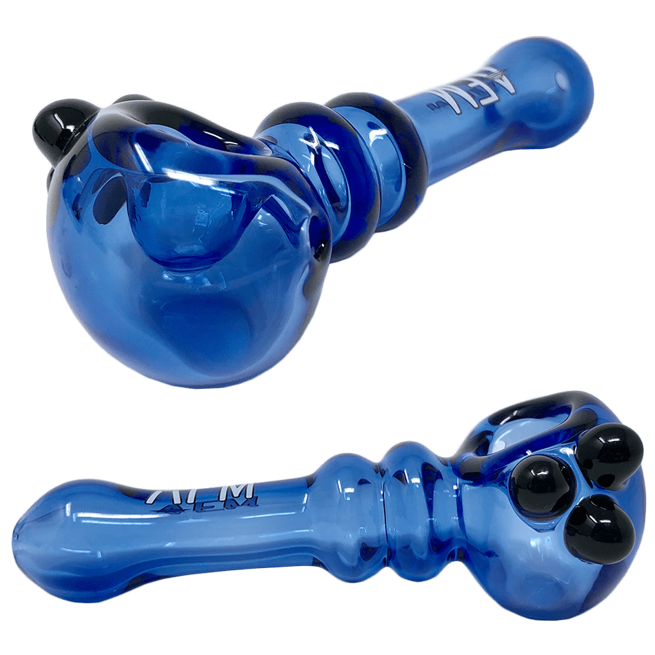 AFM Smoke Hand Pipe AFM Double Halo Glass Pipe