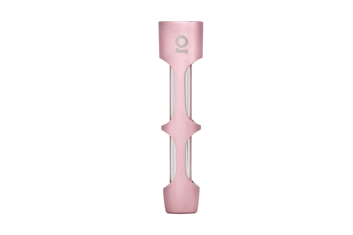 ONGROK Aluminum and Glass Chillum Pipe