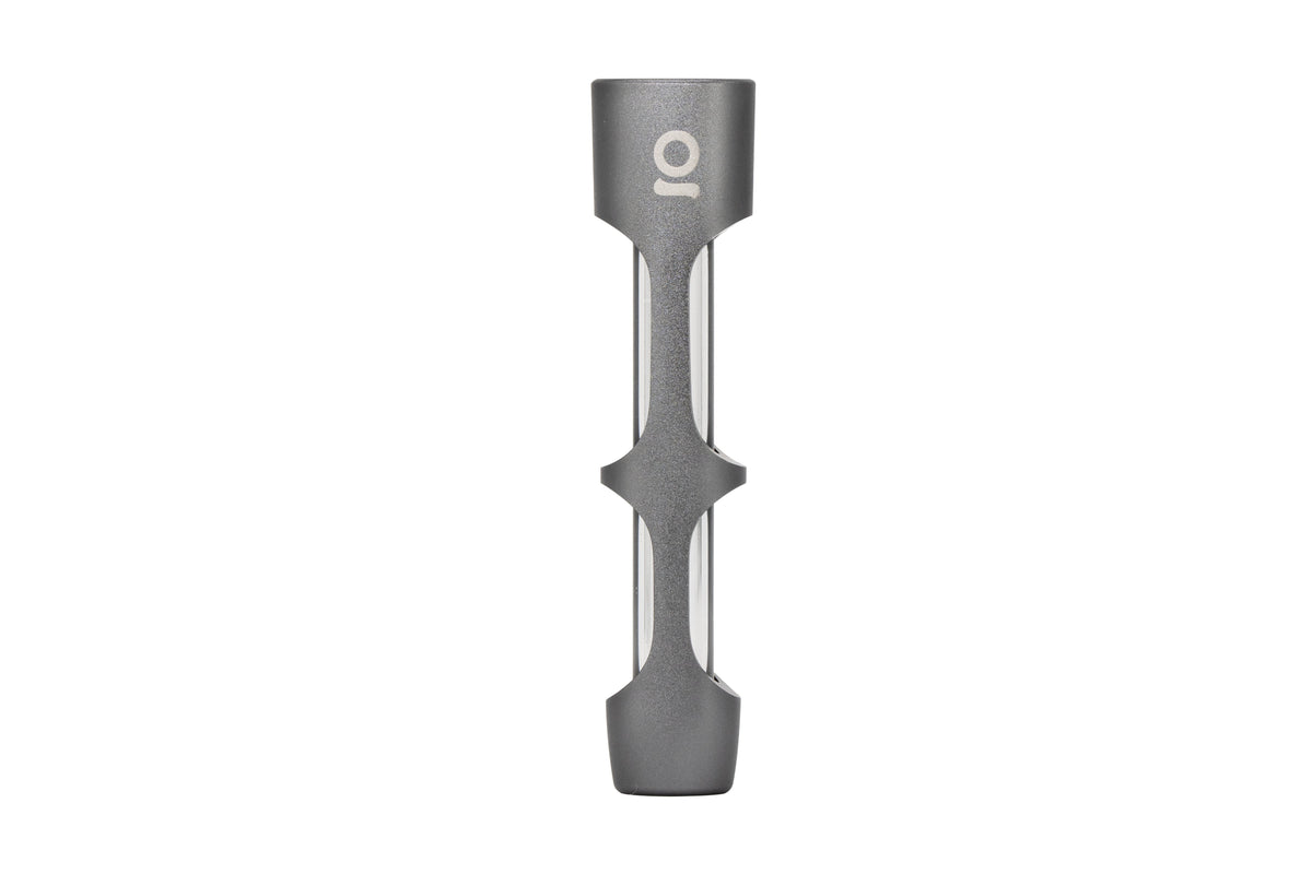 ONGROK Aluminum and Glass Chillum Pipe