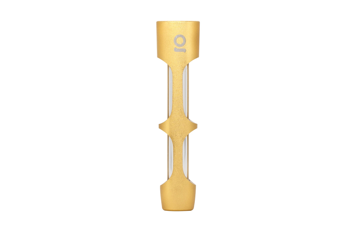 ONGROK Aluminum and Glass Chillum Pipe