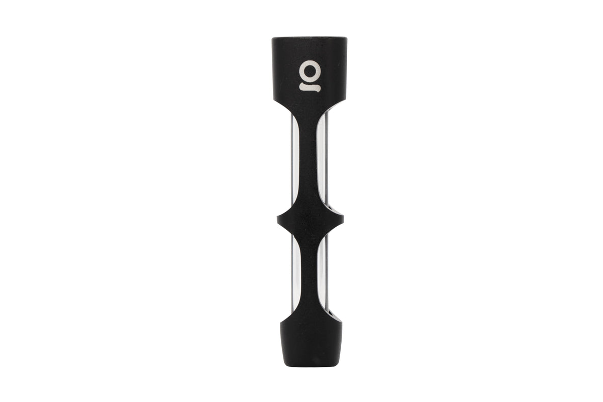 ONGROK Aluminum and Glass Chillum Pipe