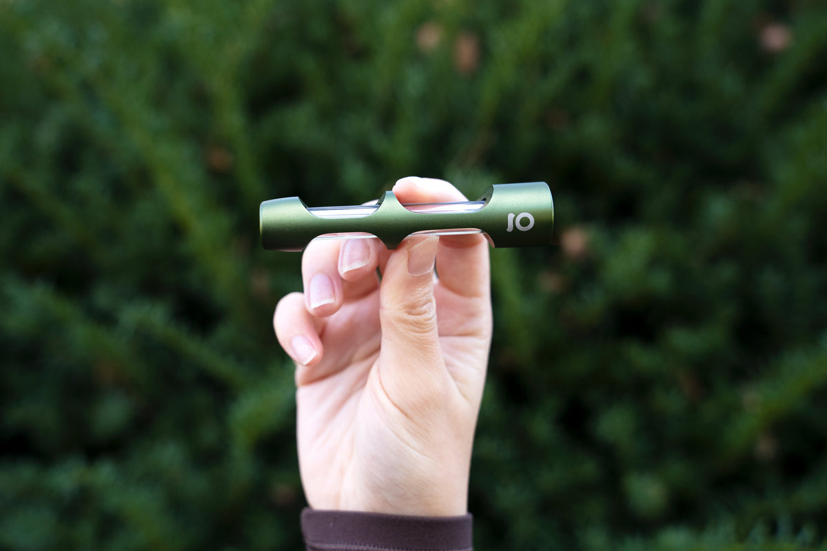 ONGROK Aluminum and Glass Chillum Pipe